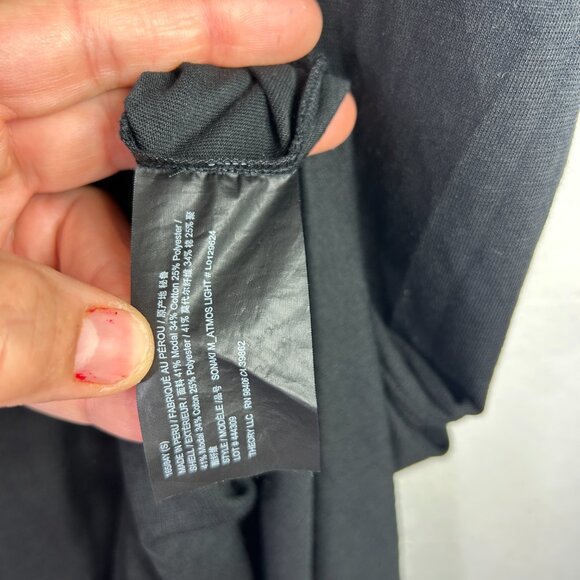 Theory Womens Sonaki Rubric Black Maxi Dress Small atmos light capsule minimal - Picture 5 of 10